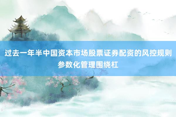过去一年半中国资本市场股票证券配资的风控规则参数化管理围绕杠