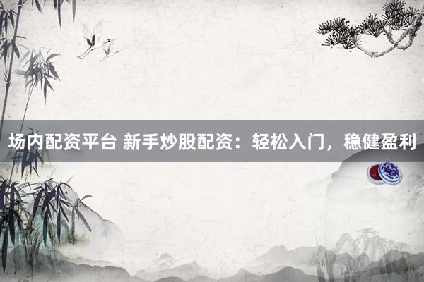 场内配资平台 新手炒股配资：轻松入门，稳健盈利